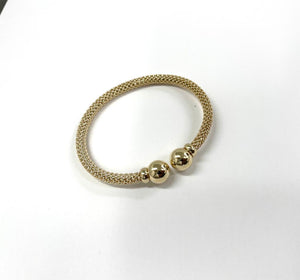 Modern Ball Bracelet Yellow Gold 14 Karats