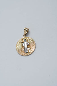 Gold Religious Medal St Benedict- Medalla Religiosa de San Benito