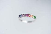 Load image into Gallery viewer, Gold ring tourmaline 14 Karats- Anillo de oro con Turmalina 14 K
