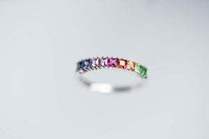 Gold ring tourmaline 14 Karats- Anillo de oro con Turmalina 14 K