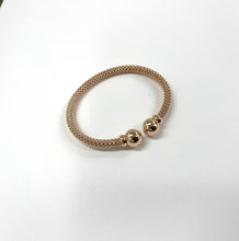 Load image into Gallery viewer, Modern bracelet rose gold spheres