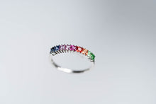 Load image into Gallery viewer, Gold ring tourmaline 14 Karats- Anillo de oro con Turmalina 14 K